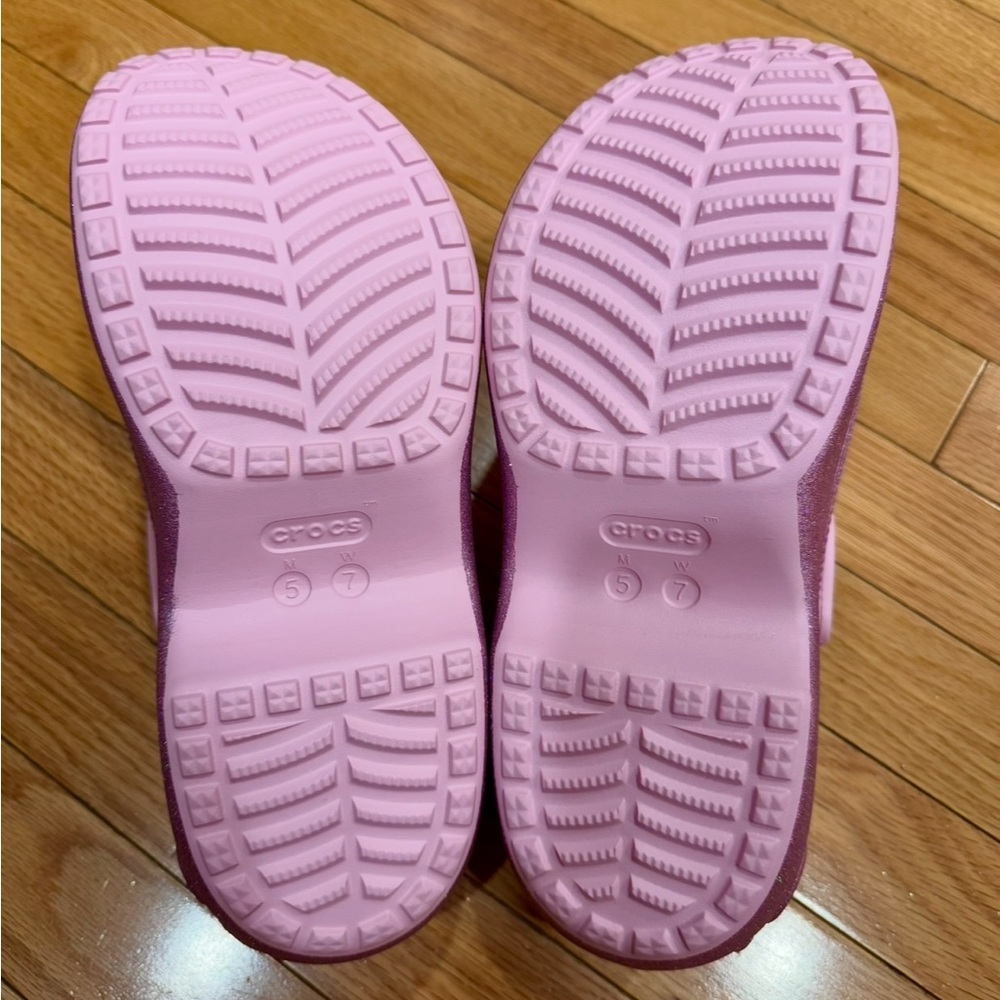 NEW Croc Bae Glitter Platform Clog - Picture 4 of 5